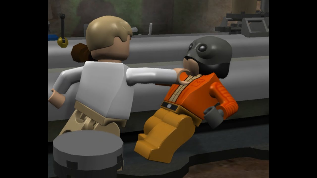 Lego Star Wars TCS Cantina Cutscene but the Characters are REVERSED