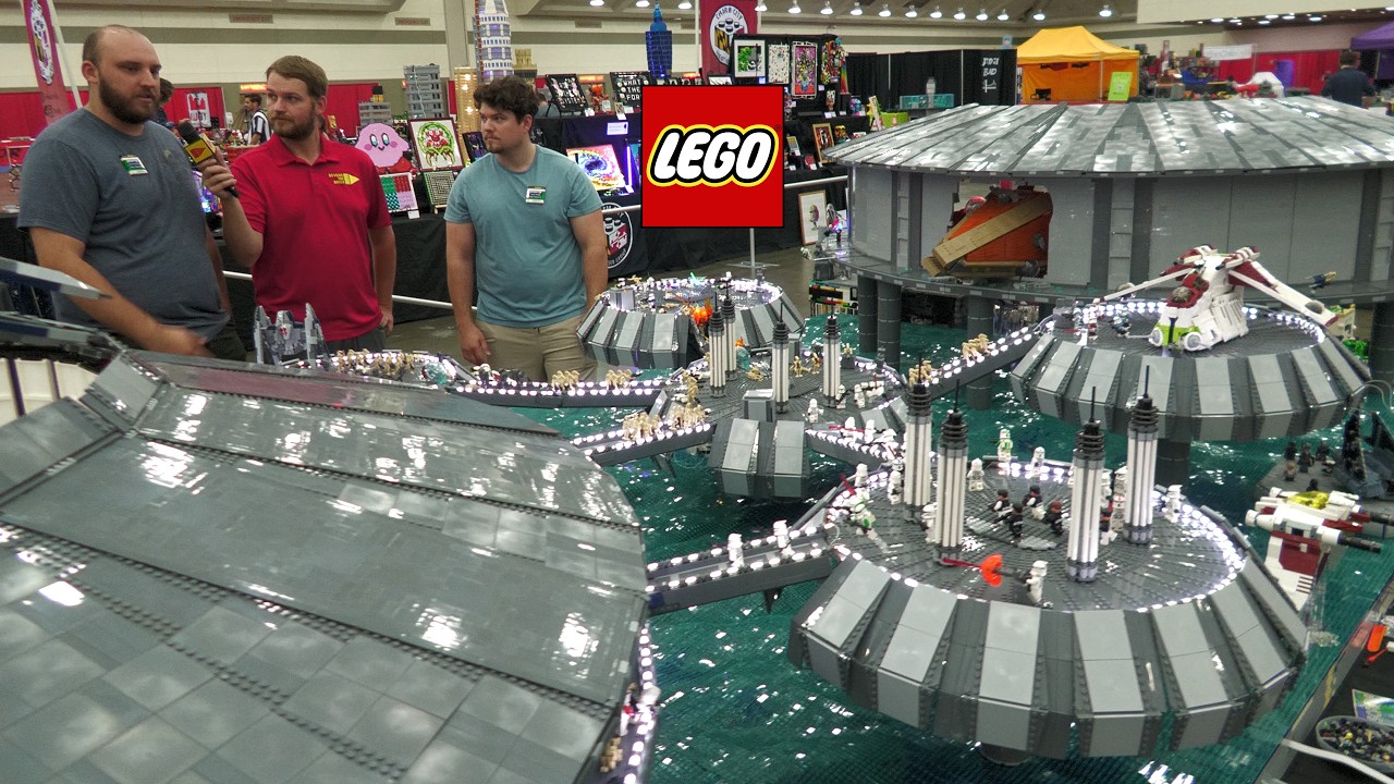 Huge LEGO Star Wars Battle for Kamino from Battlefront 1