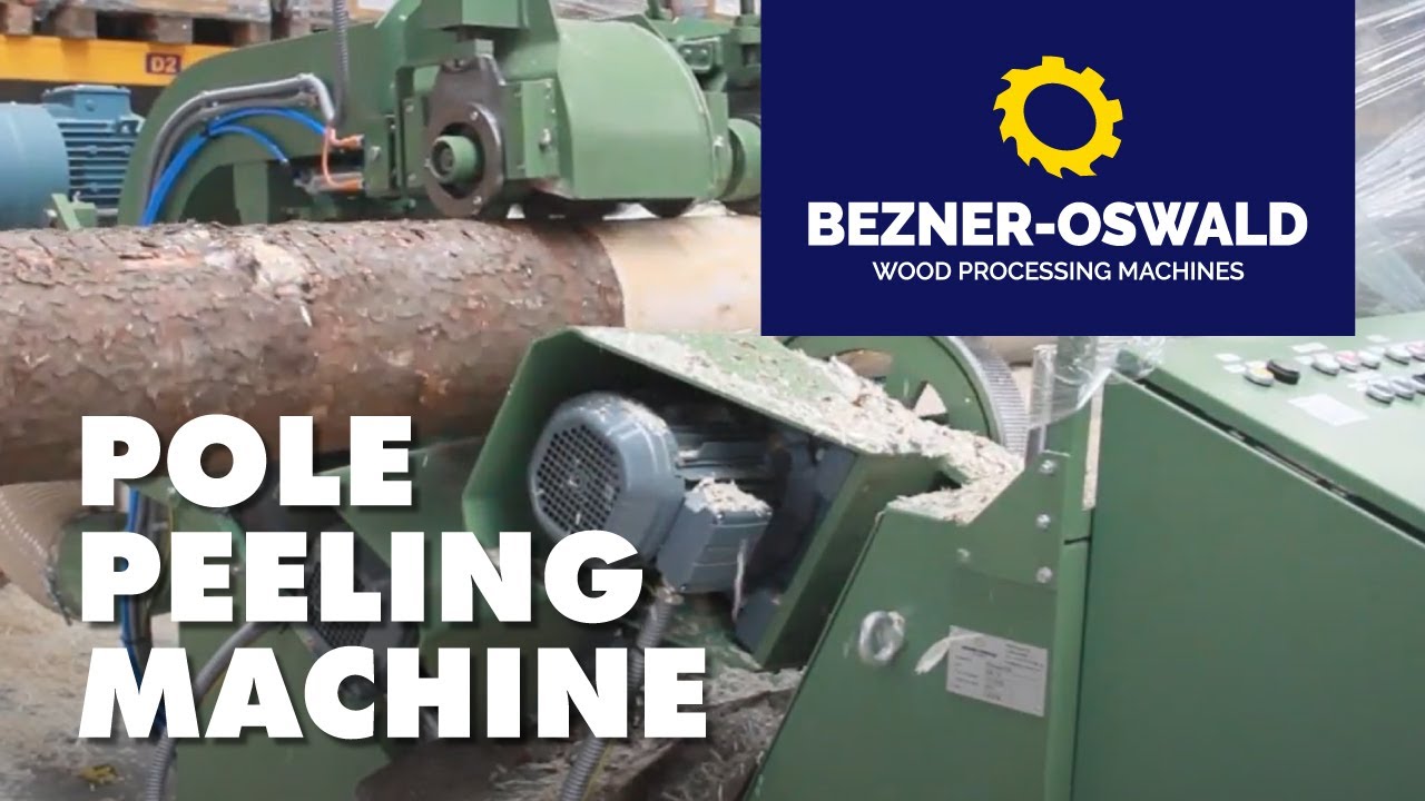 Pole peeling machine | Bezner-Oswald