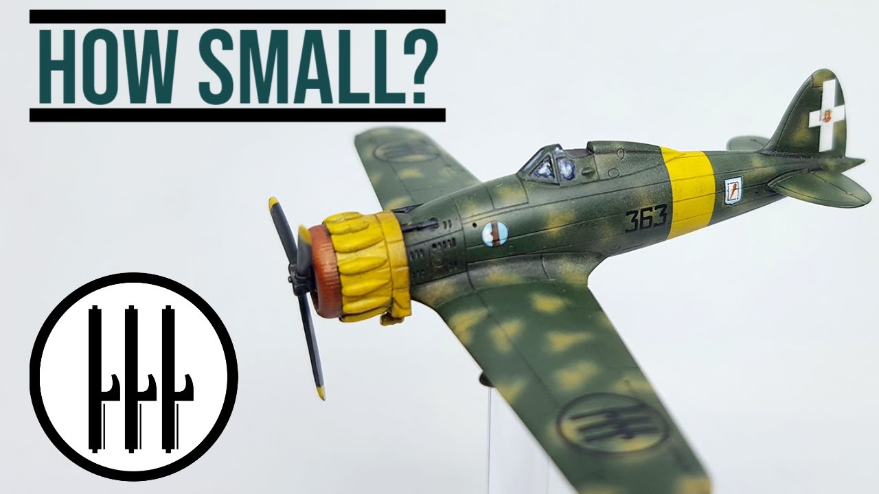 How to Paint and Review an 1/144 Italian C.200 Plane