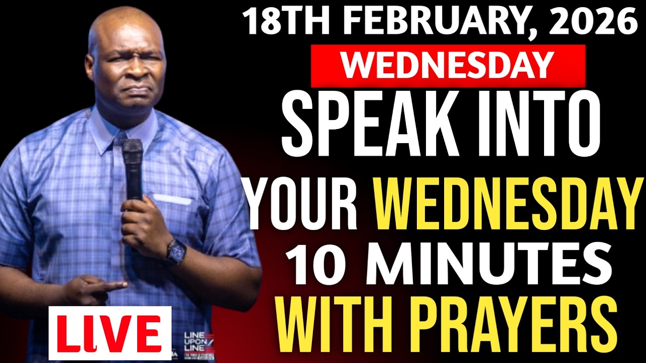 Wednesday 18th February,2026]Speak Into Early Morning Prayer | Spiritual Prayer-Apostle Joshua Selma