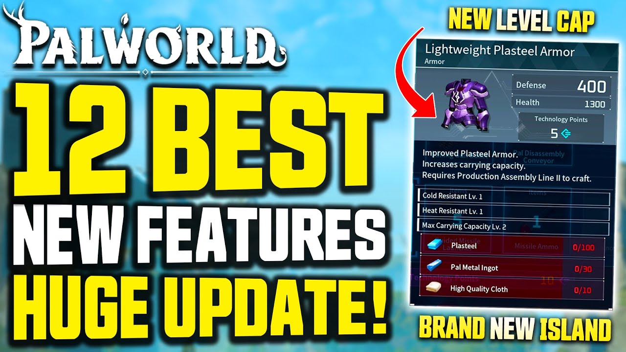 Palworld: Sakurajima Update // 12 AMAZING NEW Features You Need To Try