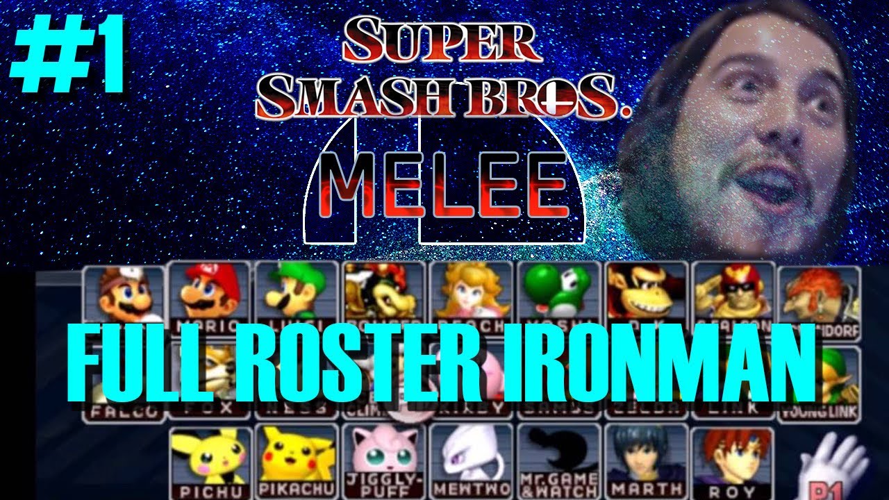 Super Smash Bros Melee 20XX [4.07++] Full Roster Ironman! | #1
