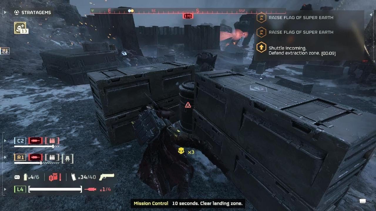 HELLDIVERS 2_ typical clanker evact