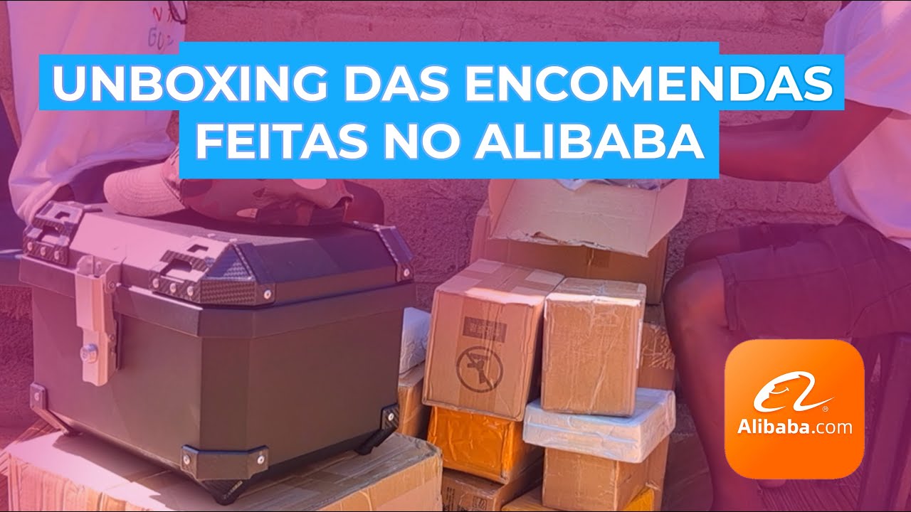 UNIBOXING DE PRODUTOS IMPORTADOS NO ALIBABA, RECEBI MINHAS ENCOMENDAS DO ALIBABA