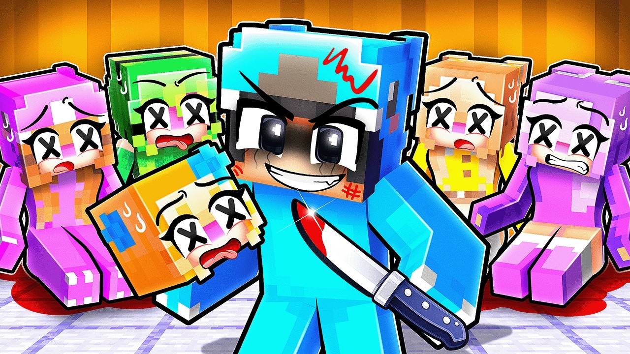 Minecraft Murder Mystery With EVERY CRAZY FAN GIRL!