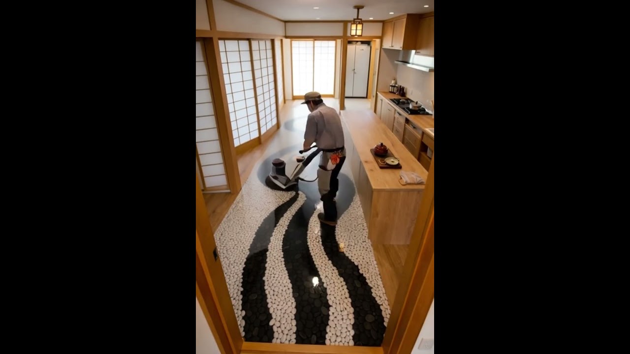 Most Satisfying DIY Zen Floor Ever! 😍 