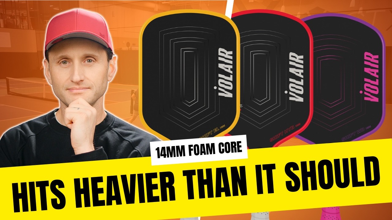 Volair SHIFT: 14mm Paddles That Hit Heavy | Pickleball Paddle Review
