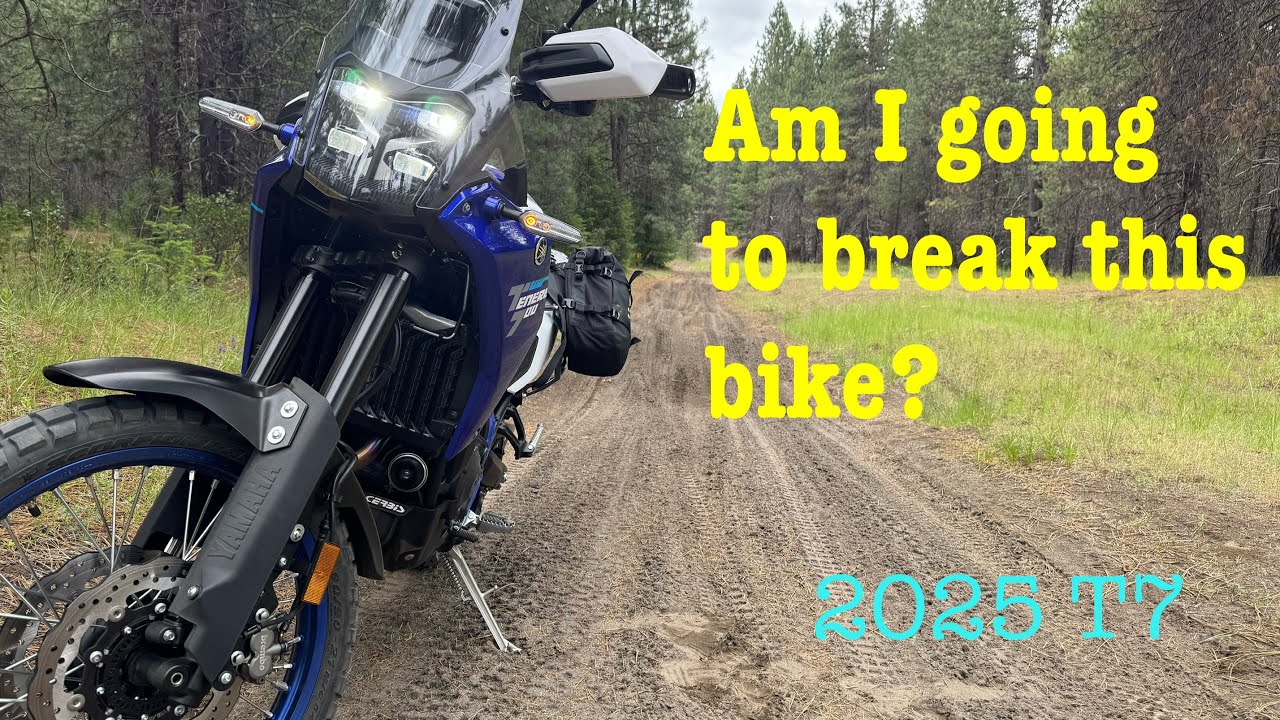 2025 Tenere 700 testing the Kriega OS base and OS12 luggage