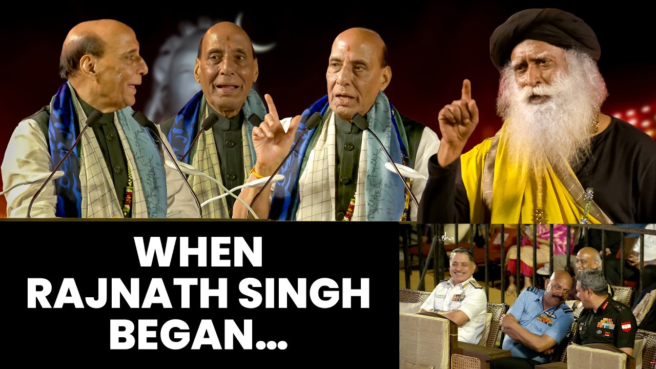 What Happened When Rajnath Singh Began Speaking at MahaShivRatri 2026? | Sadhguru | ISHA YOGA CENTER