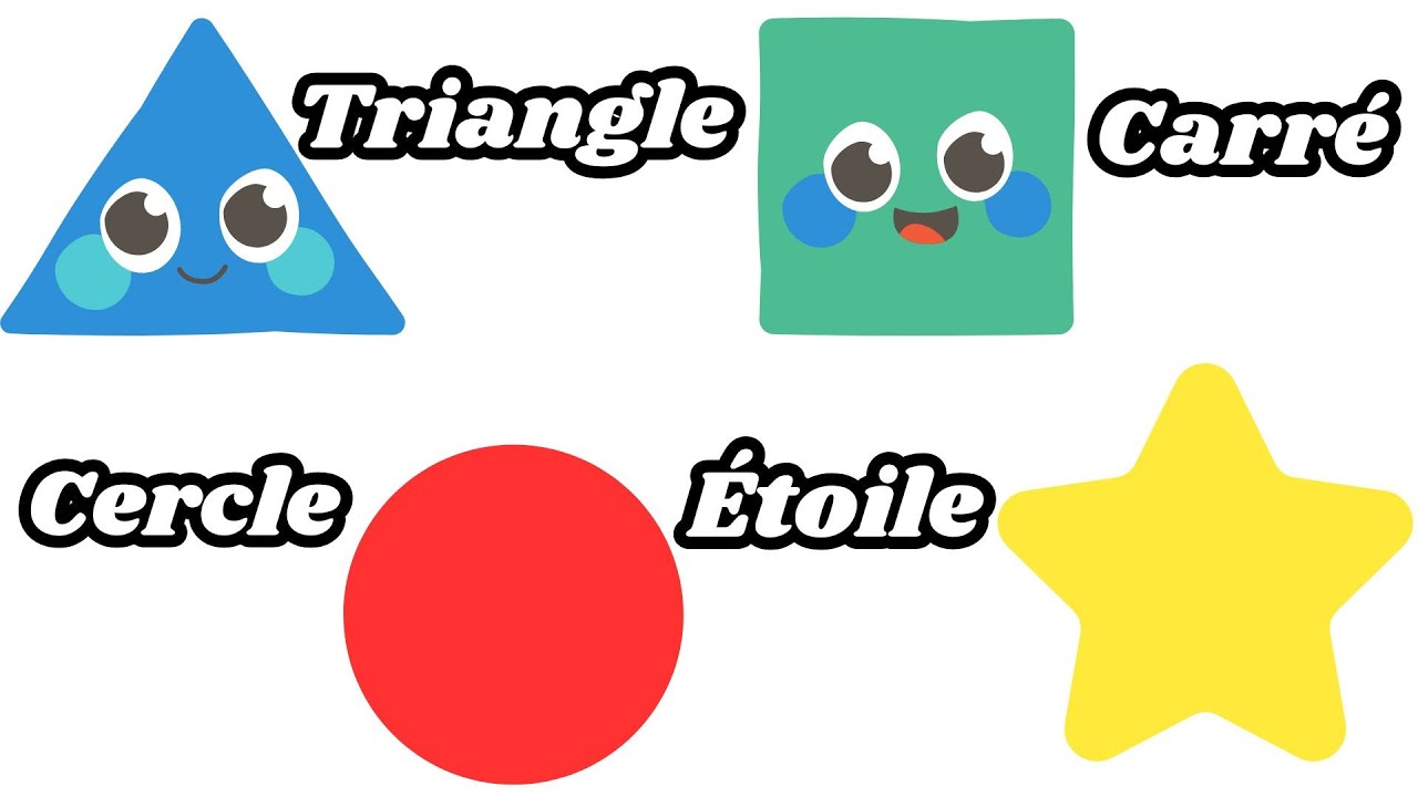 Easy French | Learn French | Shapes in French | Les formes géométriques