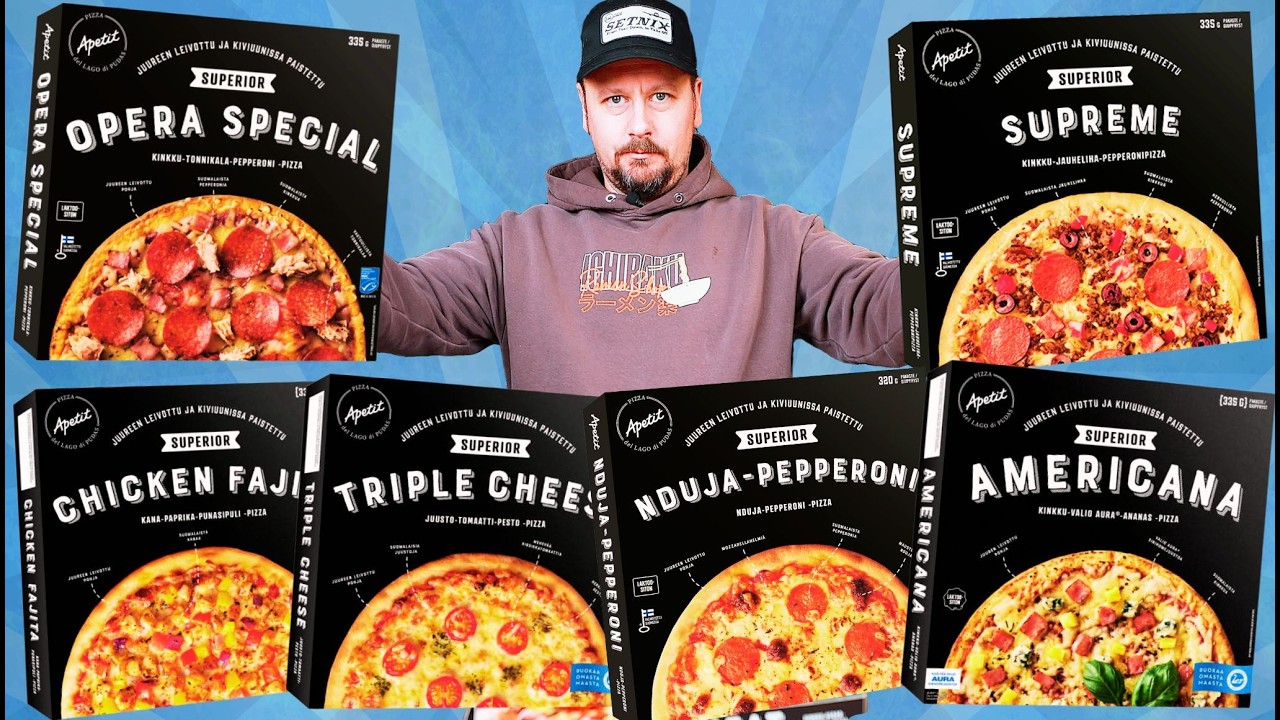 Maistelin Apetit Superior PAKASTEPIZZAT - Yllätyinkö!? 🔥🍕