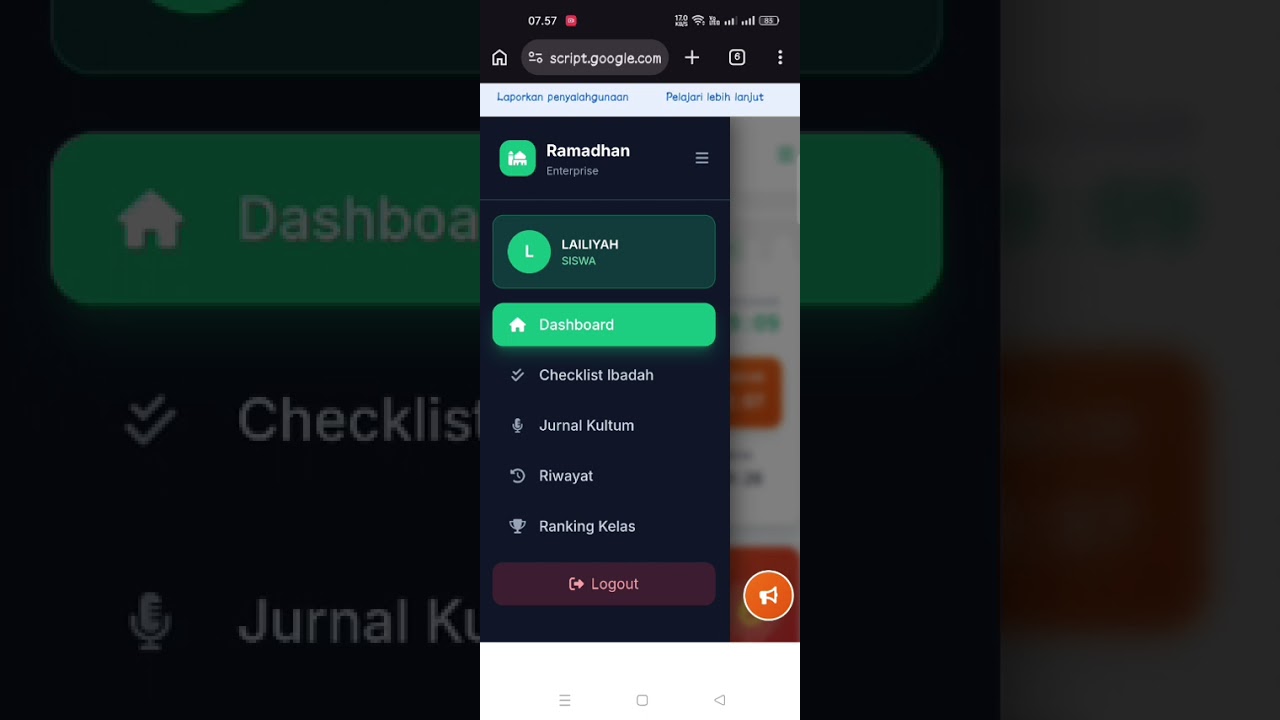 Tutorial Pengisian Buku Ramadhan SMP Achmad Jani Puger