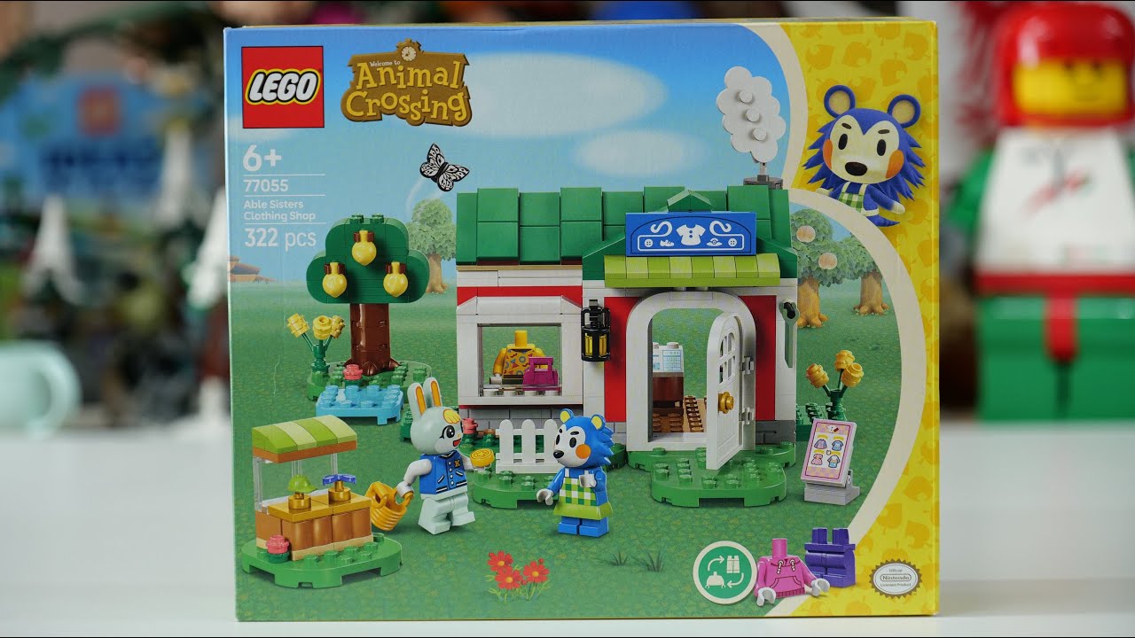 LEGO Animal Crossing 77055 Able Sisters Clothing Shop Speed Build