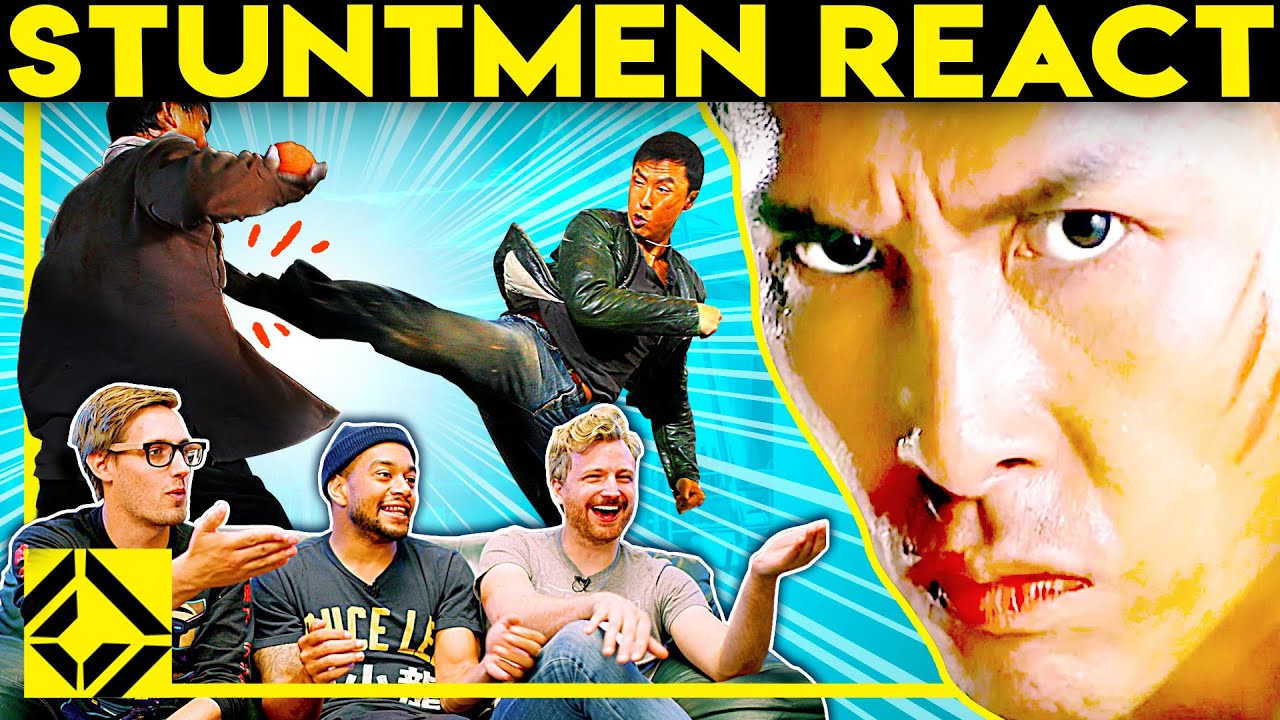 Stuntmen React to Bad & Great Hollywood Stunts 8