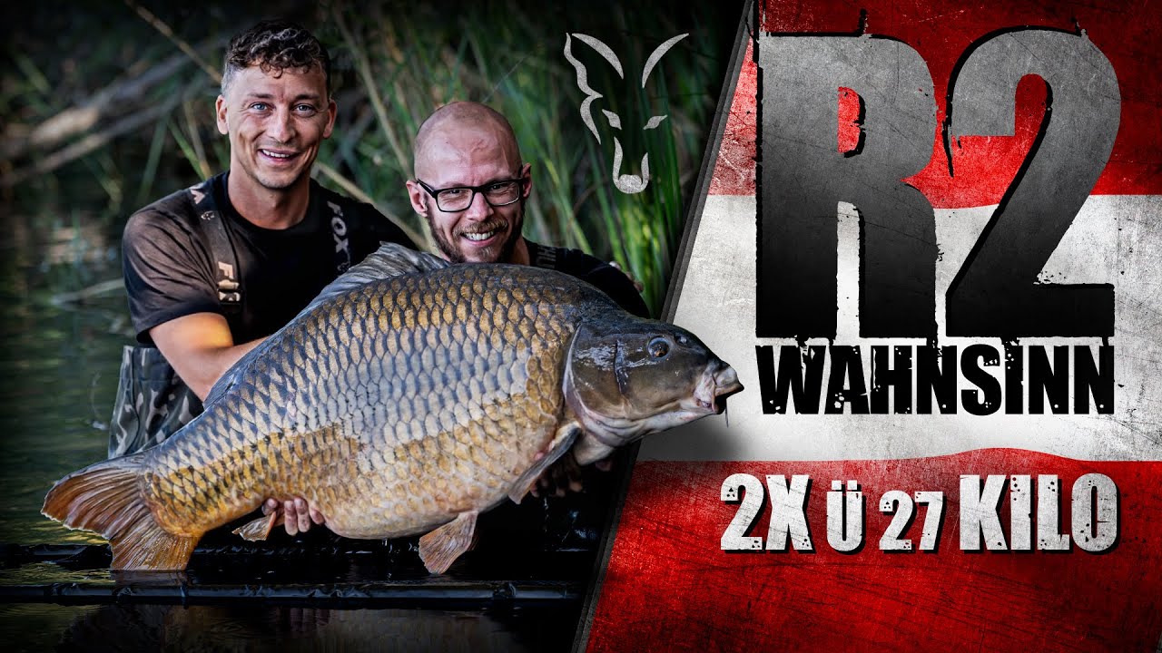 R2 WAHNSINN! 2x ü27 Kilo | Karpfenangeln am bekanntesten Paylake Österreichs