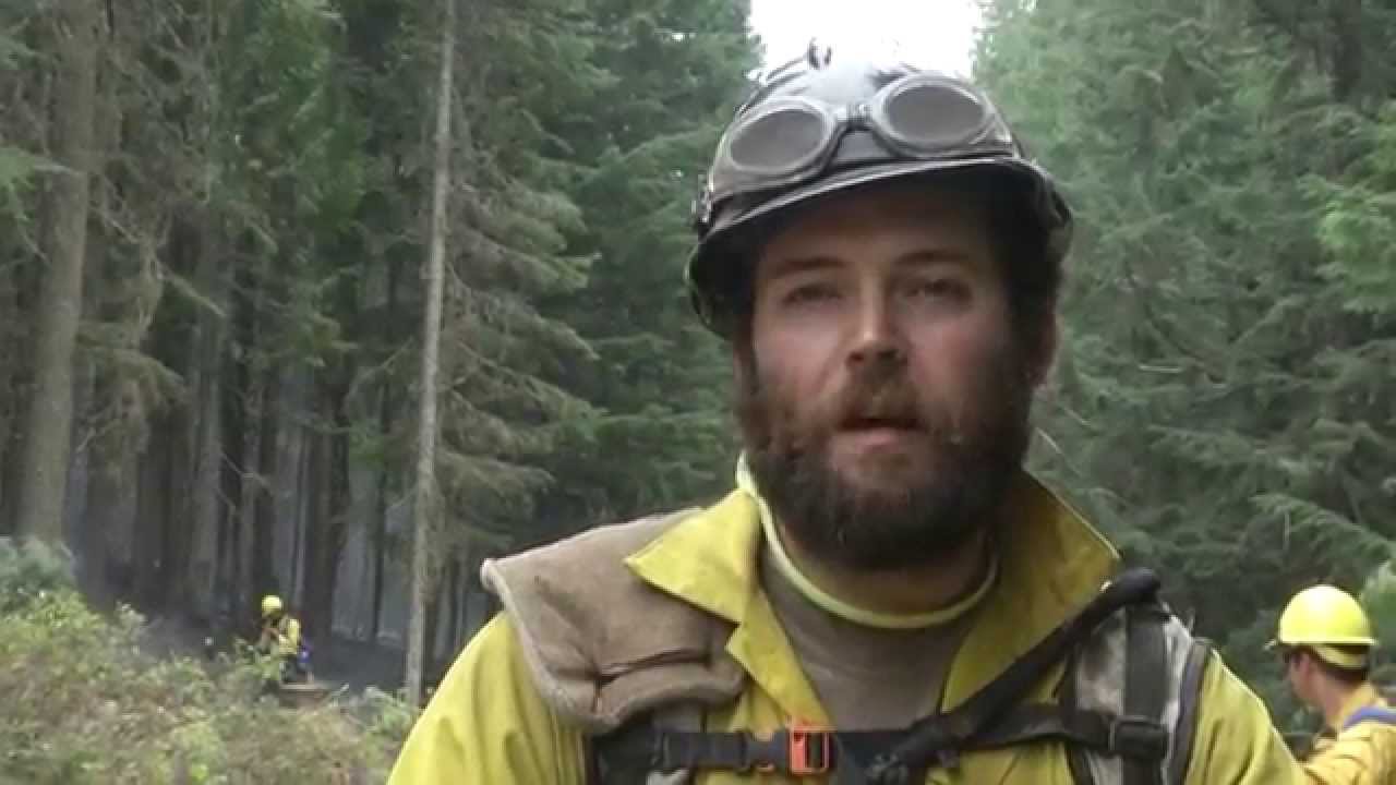 Soldiers and Firefighters work together.