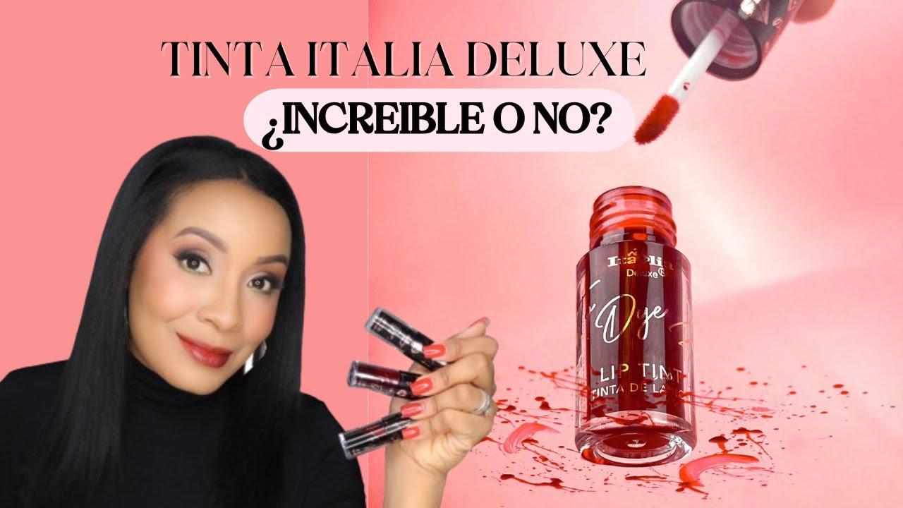Italia de Luxe La Tinta de Labios, diferencia entre Labial y tinta 