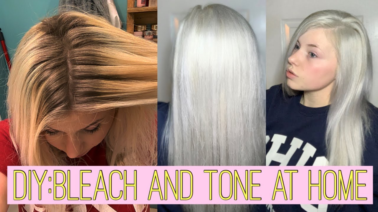 DIY: BLEACH & TONE YOUR HAIR // products you’ll need, step-by-step process, and after care!
