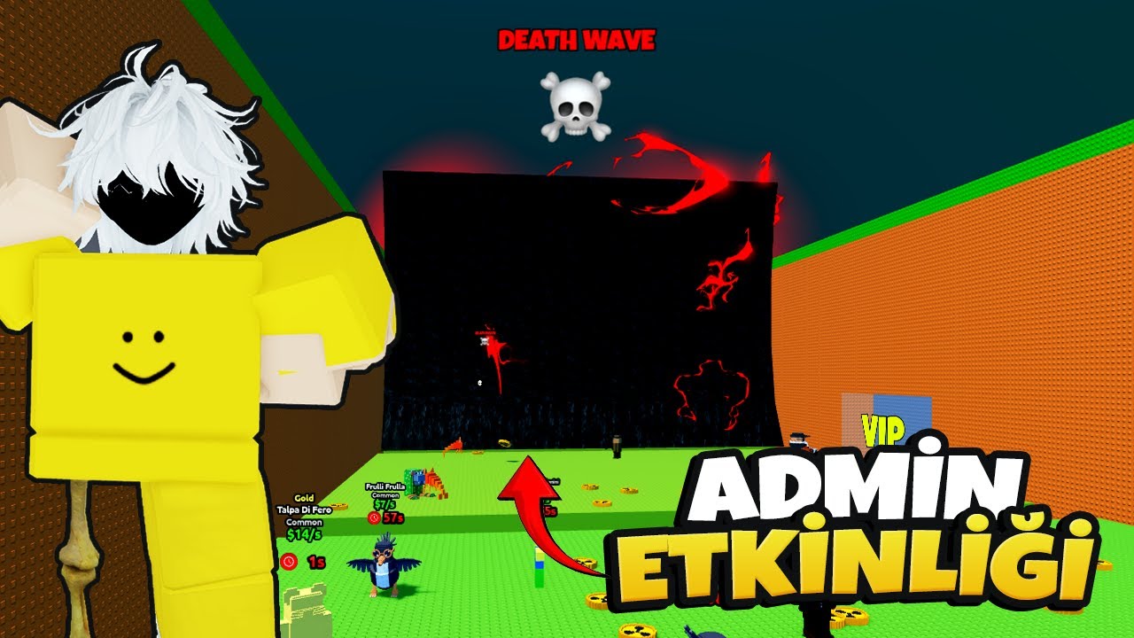 ADMİN ETKİNLİĞİ VE YENİ TSUNAMİLER! - Escape Tsunami For Brainrots!