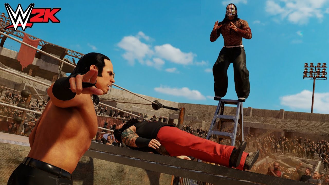 10 Crazy Ways To Break The Ladder Bridge In WWE 2K (WWE Games)