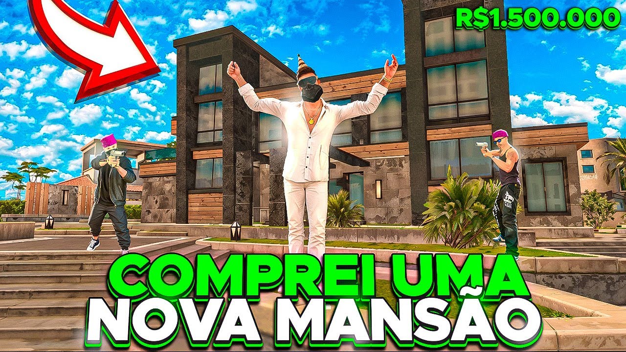 COMPREI A NOVA MANSÃO DE ELITE NO NOVO MAPA DO RIO RISE