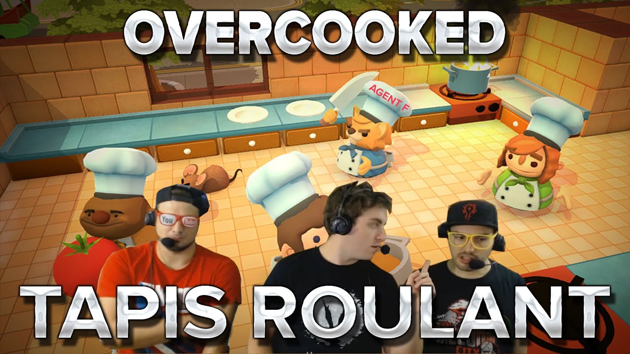 Overcooked #3 : Tapis roulants et glissade...