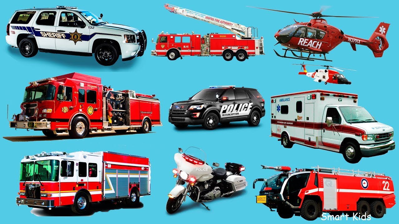 Learn Emergency Vehicles in Spanish 🚨 | Vehículos de emergencia vocabulario | Listen & Repeat?