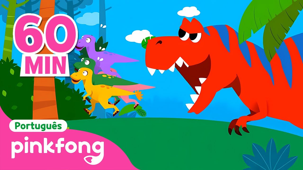 [TV] FOGE! É Dinossauro!🦖 | + Completo | Pinkfong, Bebê Tubarão! Canções para Crianças