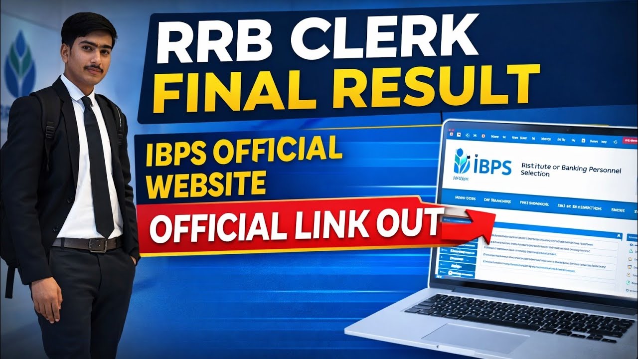 RRB CLERK FINAL RESULT LINK OUT ||OFFICIAL LINK OUT ON WEBSITE | ALL THE BEST ||#rrbclerkfinalresult