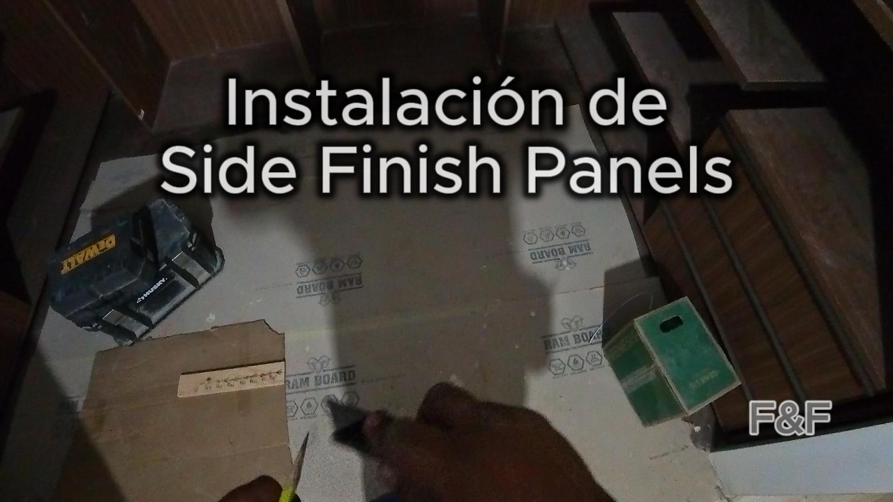 Instalacion de Side Finish Panels