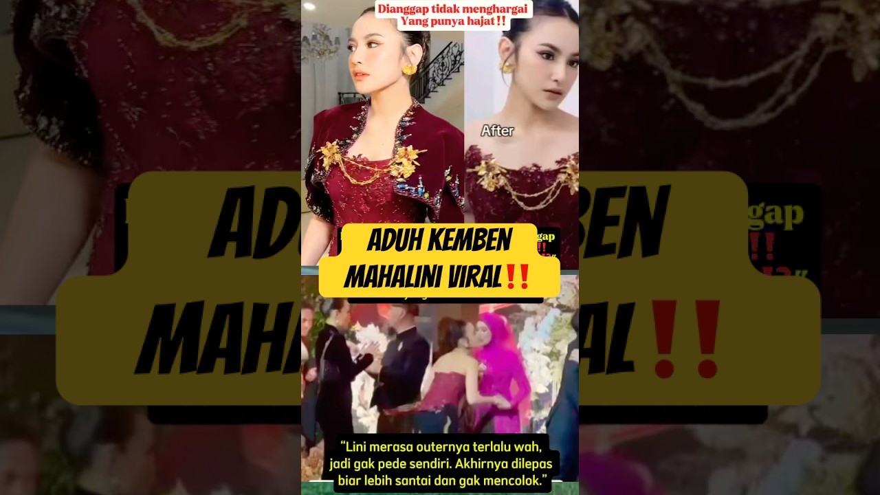 Waduh‼️ #mahalini viral gara gara kemben di #ngunduhmantu #alghazali