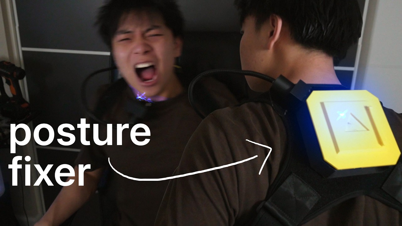 I built a device that tazes me if I slouch