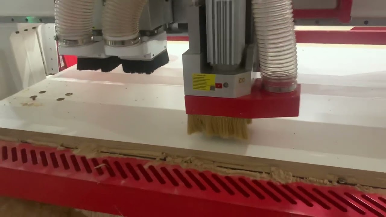 Router CNC 2030-3S Magazine, marca ALCA máquinas- 02 spindles + magazine de furação 9 porta brocas