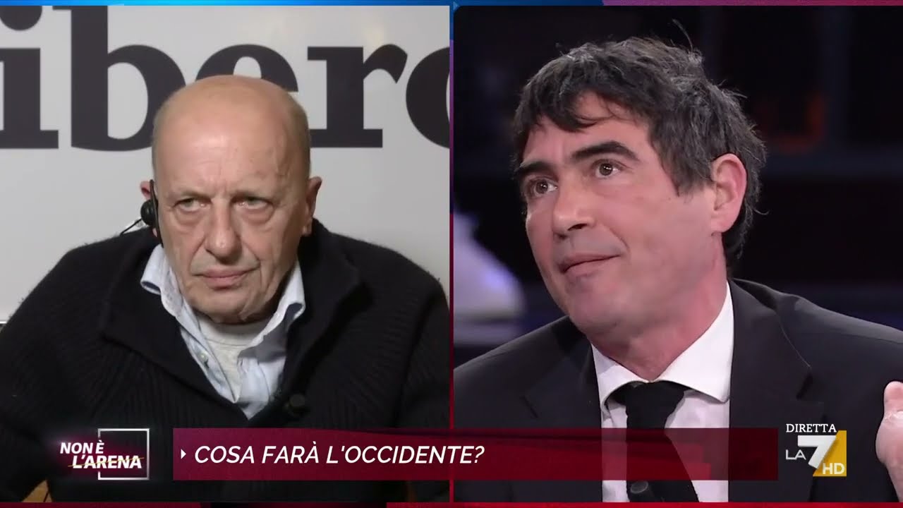 Il confronto tra Sallusti e Fratoianni: 