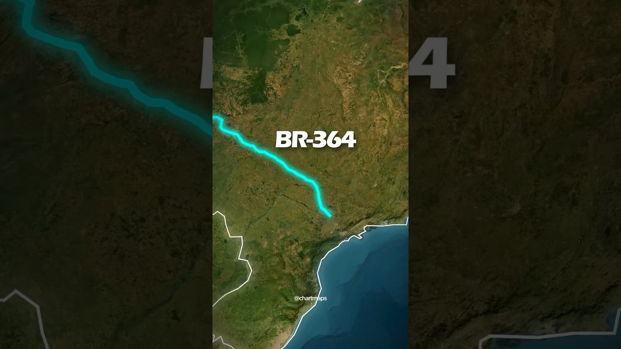Um pouco sobre a BR-364, uma das maiores rodovias do Brasil!#br364 #rodovias #rodoviasbrasileiras