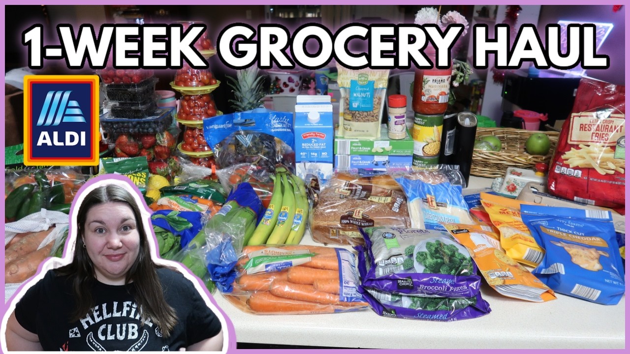 Покупка продуктов на 1 неделю и план питания | Покупки в Aldi и Walmart