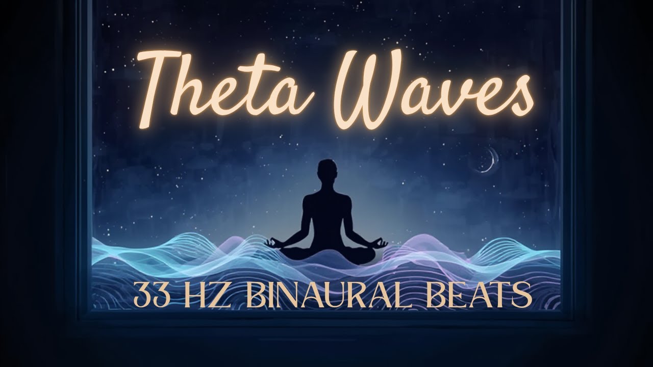 Pure Theta waves 33hz #meditation #binauralbeats #thetawaves #relaxing #33hz