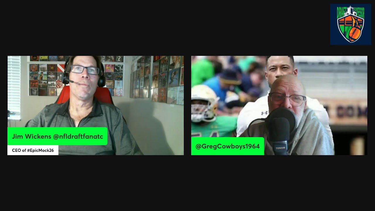 Draft Professor Dallas Cowboys Mock Drafts with Greg Rector