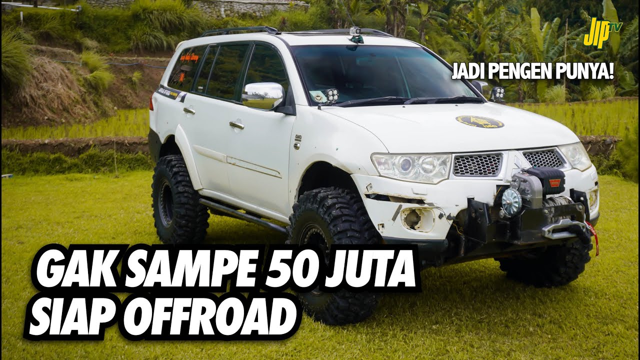 MODIFIKASI SEDIKIT, MITSUBISHI PAJERO SPORT DAKAR 4X4 LANGSUNG GAS OFFROAD | JIP TV