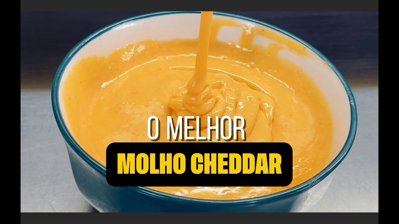 FIZ O melhor MOLHO CHEDDAR que já fiz até hoje na minha HAMBURGUERIA!