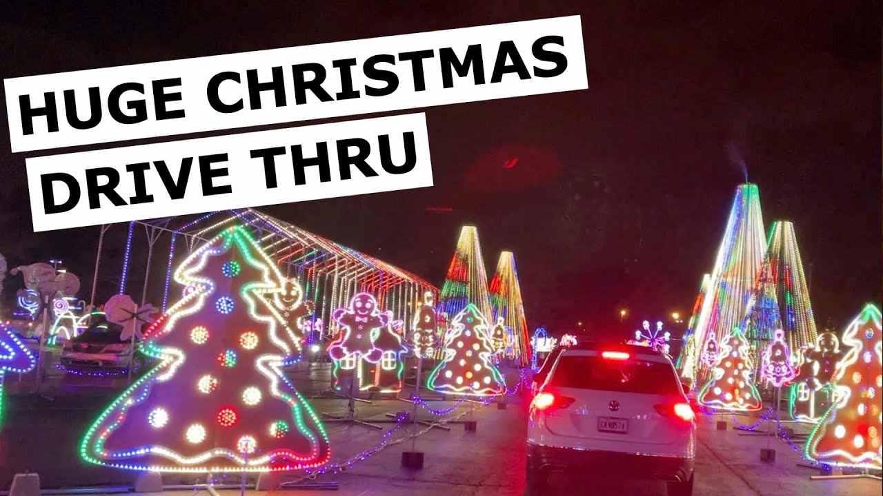 World's Largest Drive-Thru Christmas Lights - Candy Rush Marietta / Atlanta