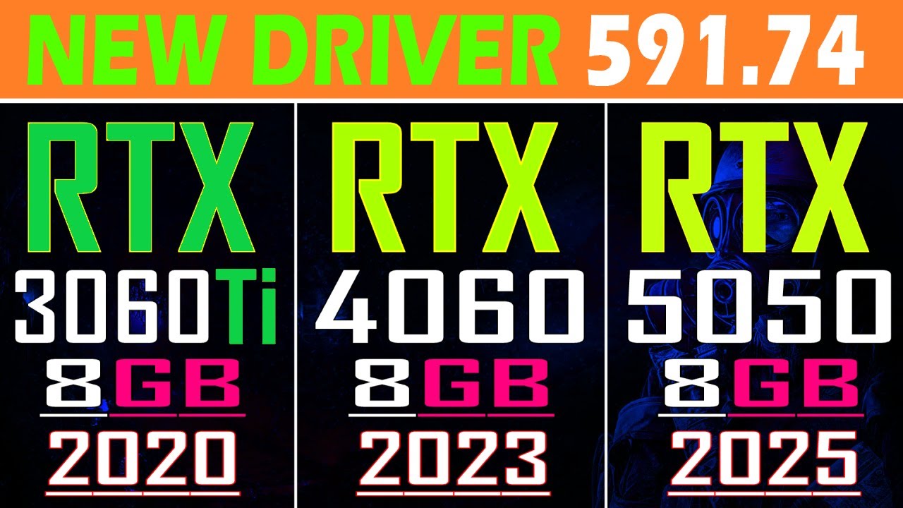 RTX 3060Ti vs RTX 4060 vs RTX 5050 || PC GAMES TEST ||