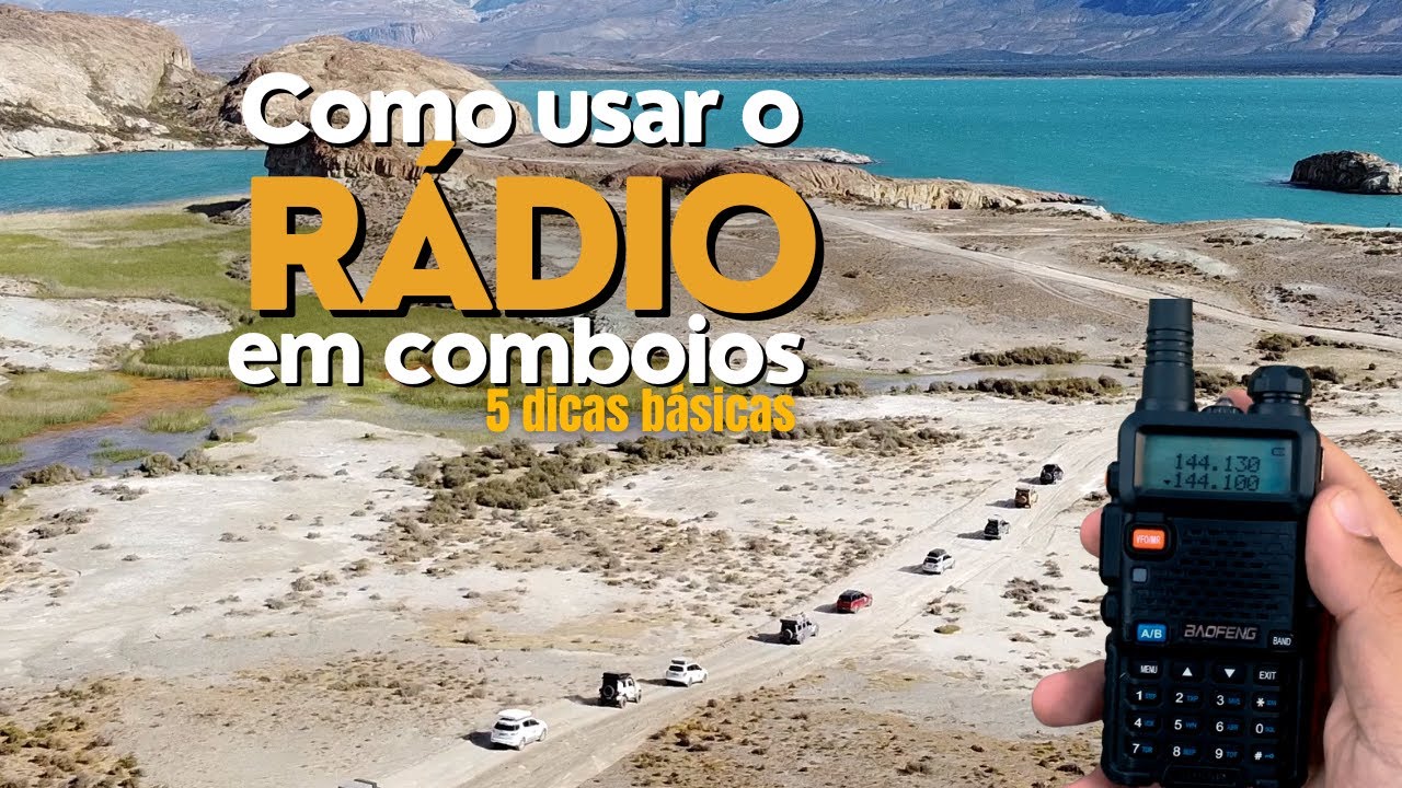 Tudo o que você PRECISA saber sobre radios para viajar em comboio