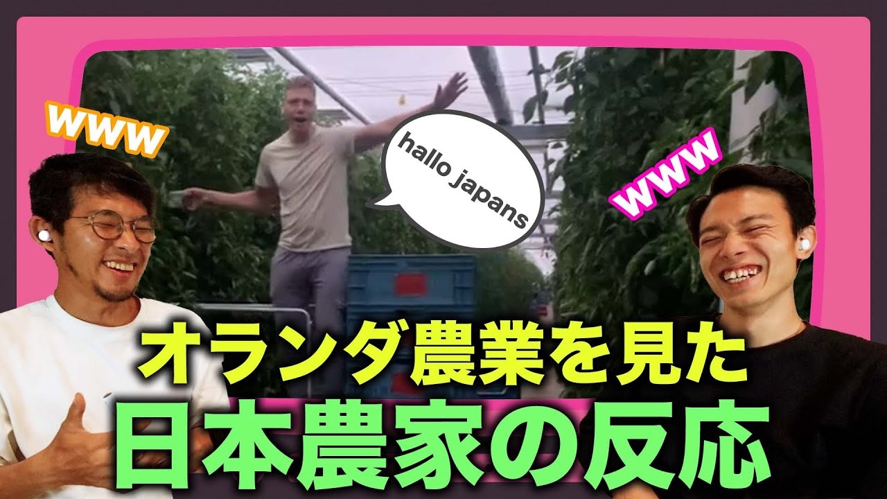 世界の農業事情【オランダのパプリカ栽培を見た反応動画】