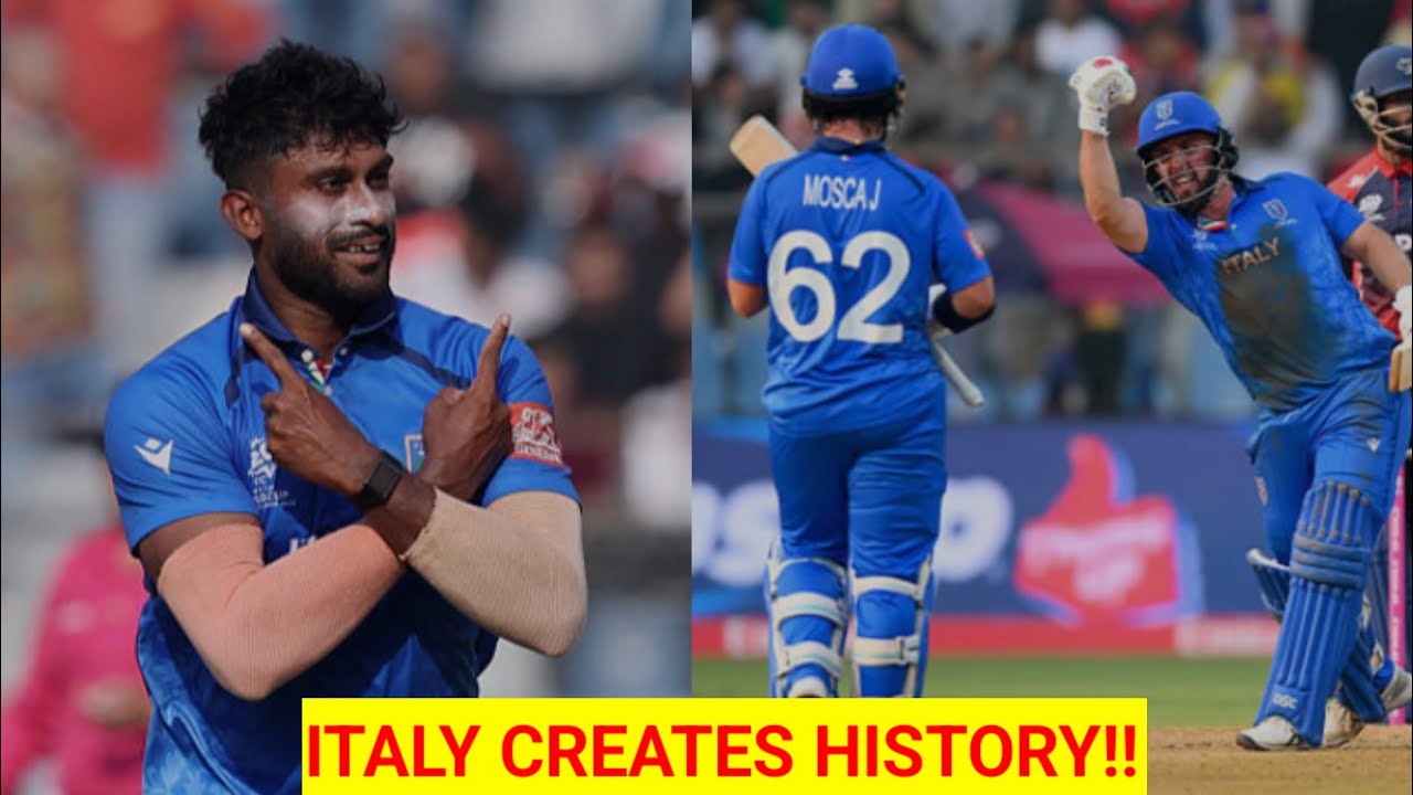Italy Creates History 😱 As They Beat Nepal By 10 Wickets | Mosca Brothers Heroics 👏😍