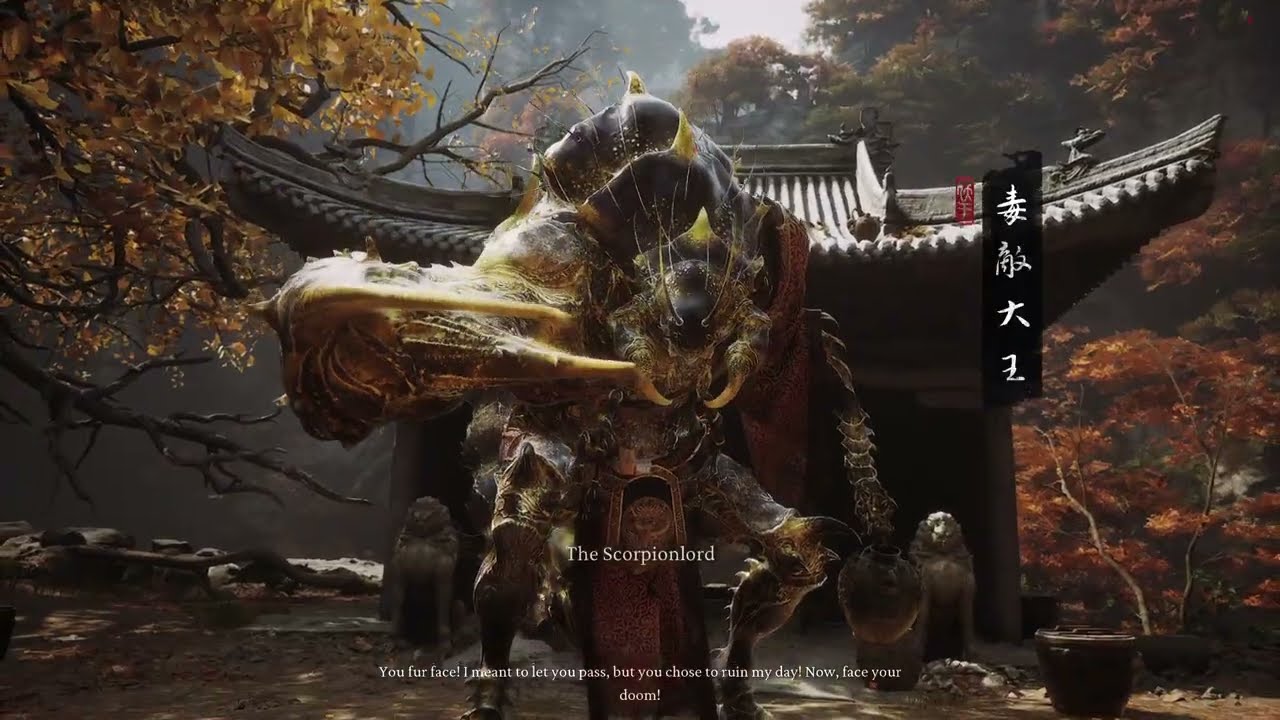 Black Myth: Wukong_Scorpion Lord! Beat first try!
