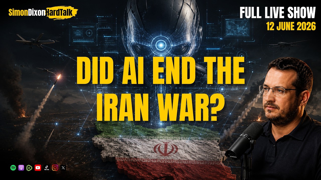 Did AI End The Iran War? | Follow The Money | Simon Dixon Hard Talk LIVE