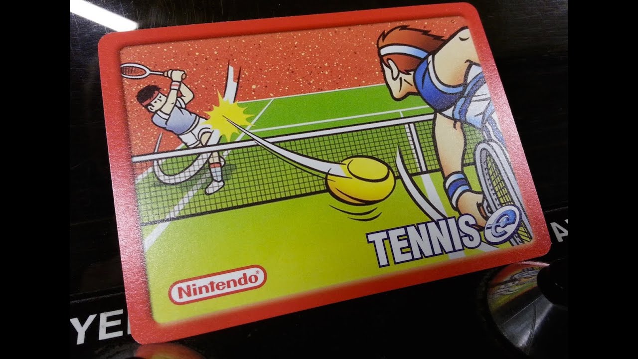 Classic Game Room - TENNIS review for Nintendo e-Reader