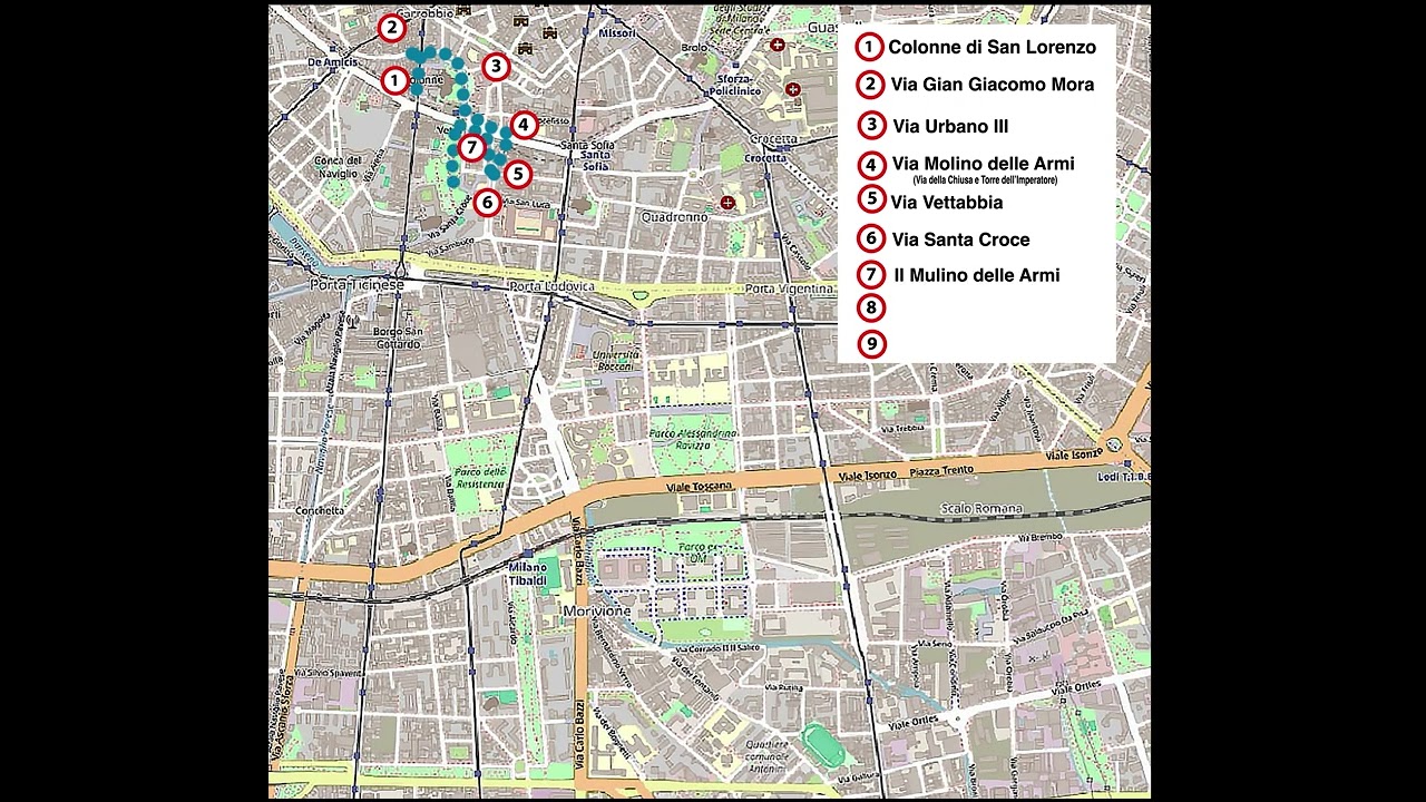 Itinerario Turchese  I Navigli